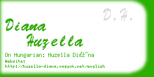 diana huzella business card
